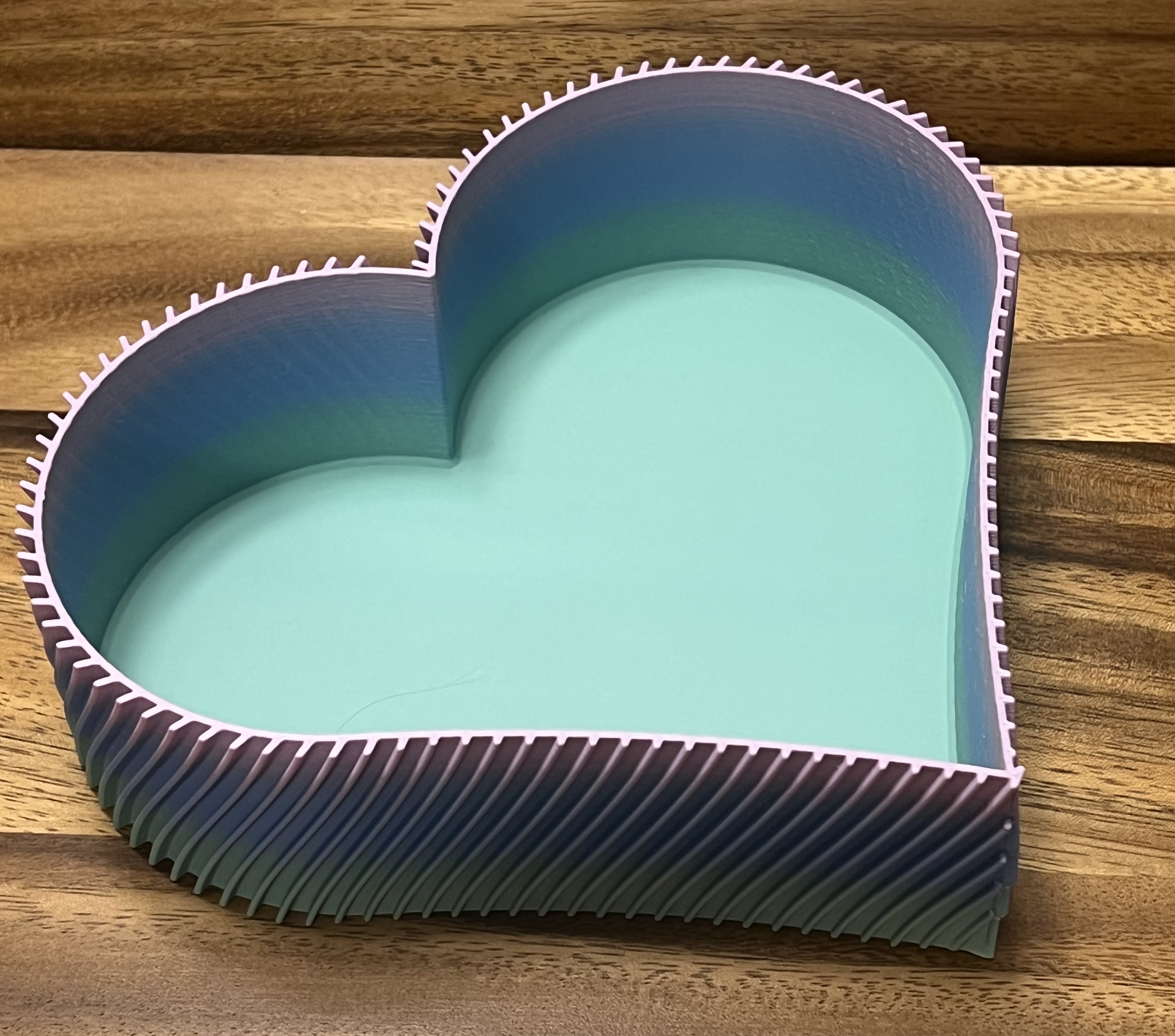 Ribbed Heart Trays/Holders (Large & Small Versions)