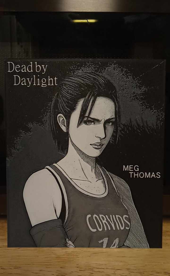 Meg Thomas - DBD - 3d Printed HueForge Painting