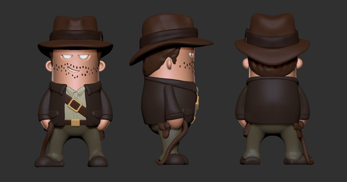 Mini Indiana Jones aka Mindy by Wekster | Download free STL model ...