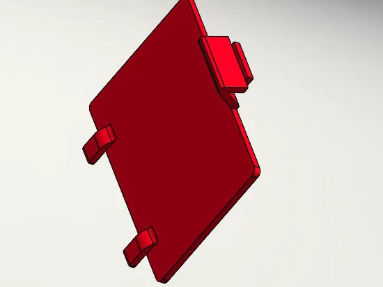 AAA Battery cover bathroom scale