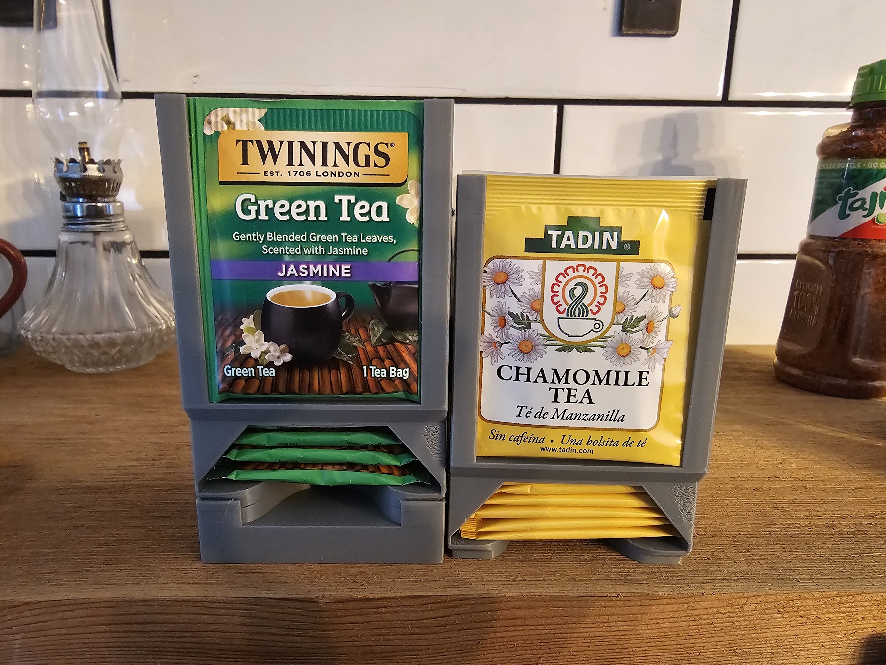 Miniatura 2 do modelo 3D Base for the Stackable Interlocking Teabag Dispenser