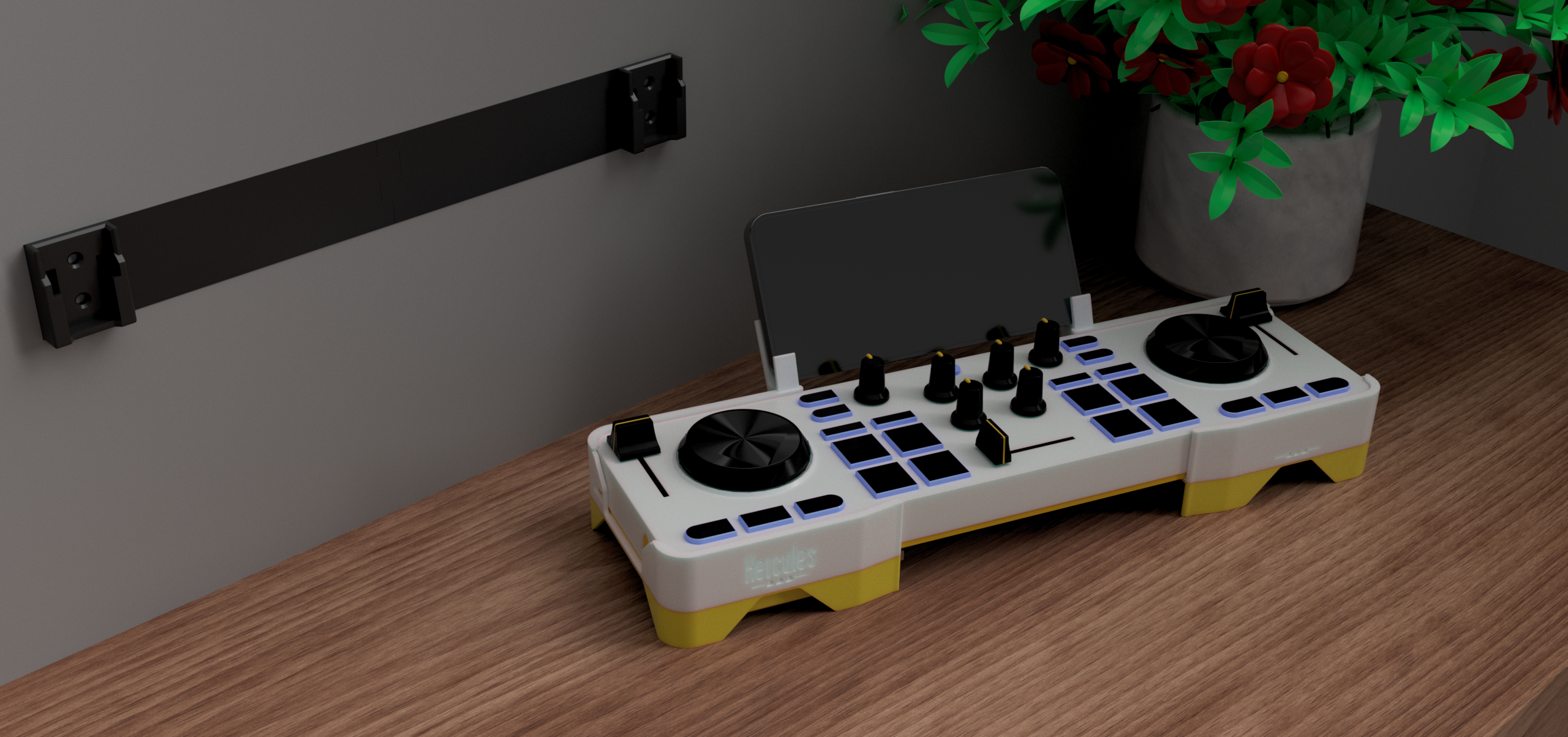 Hercules DJControl Mix - Bumper Case with Wall mount