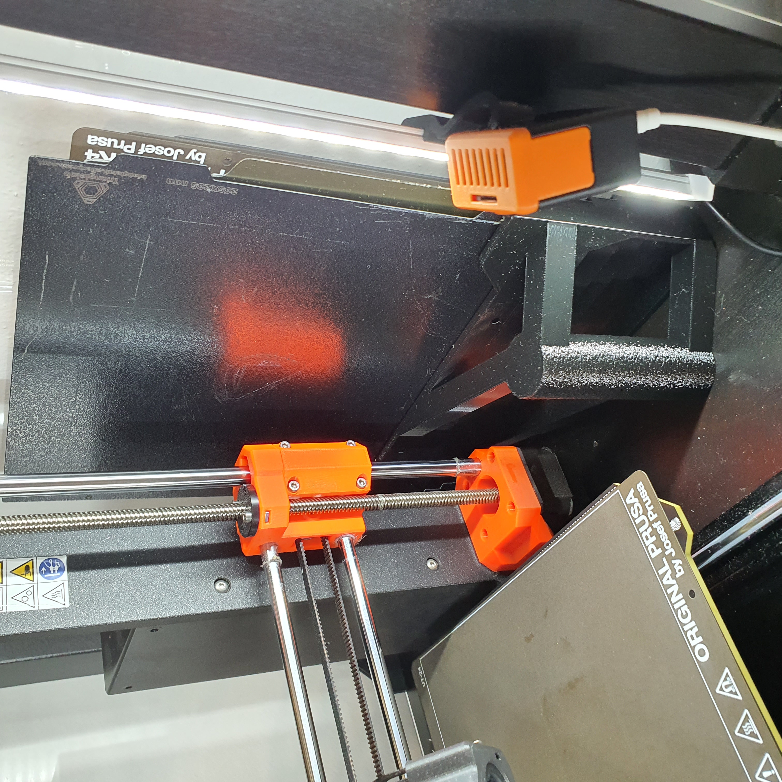 Prusa MK3 / MK3S / MK3S+ / MK4 / MK4S / CoreOne build sheet holder for 5 sheets with handle