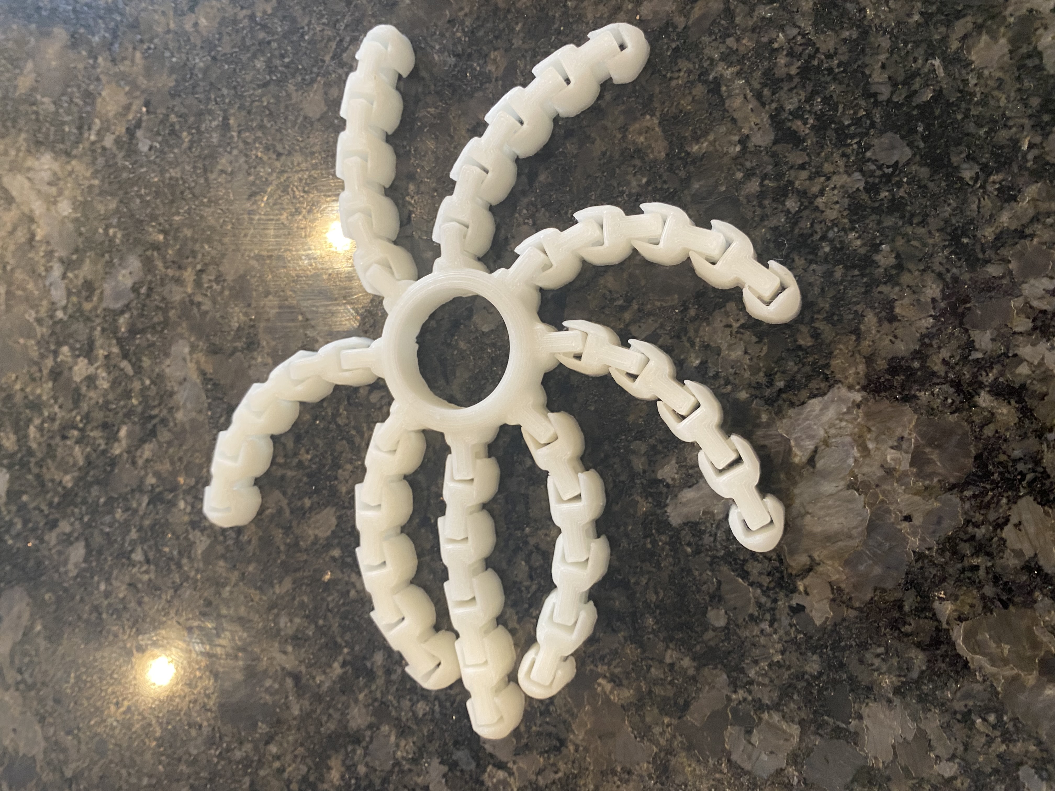 Miniatura 2 do modelo 3D Octopus Fidget Ring