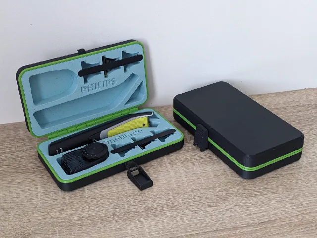 Philips OneBlade Case with latch - V2 available !