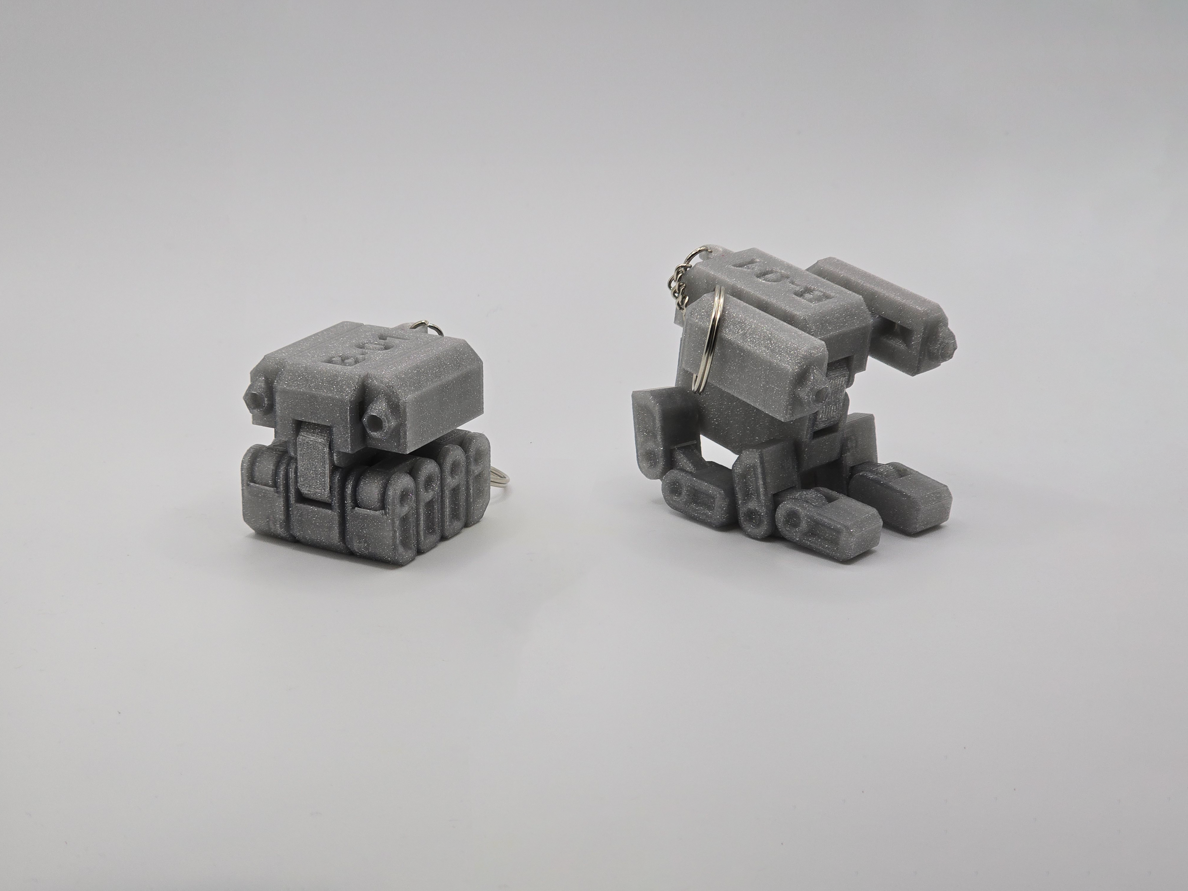 Print-in-Place Robot | BoxBot B-01 Keychain (Remix)