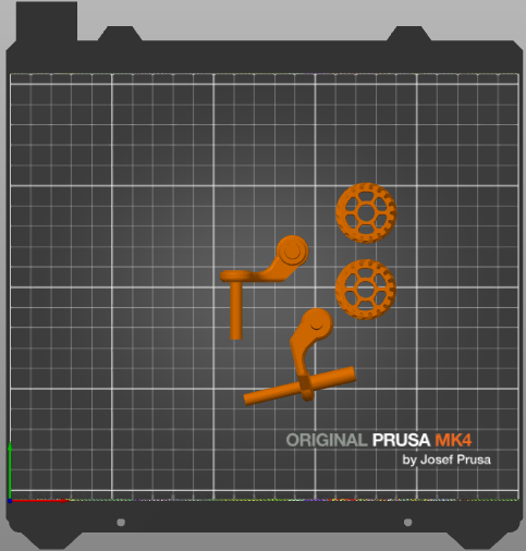 Gear Fidget With Poles
