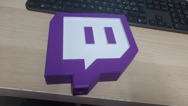 Twitch Logo + Wemos + LEDS