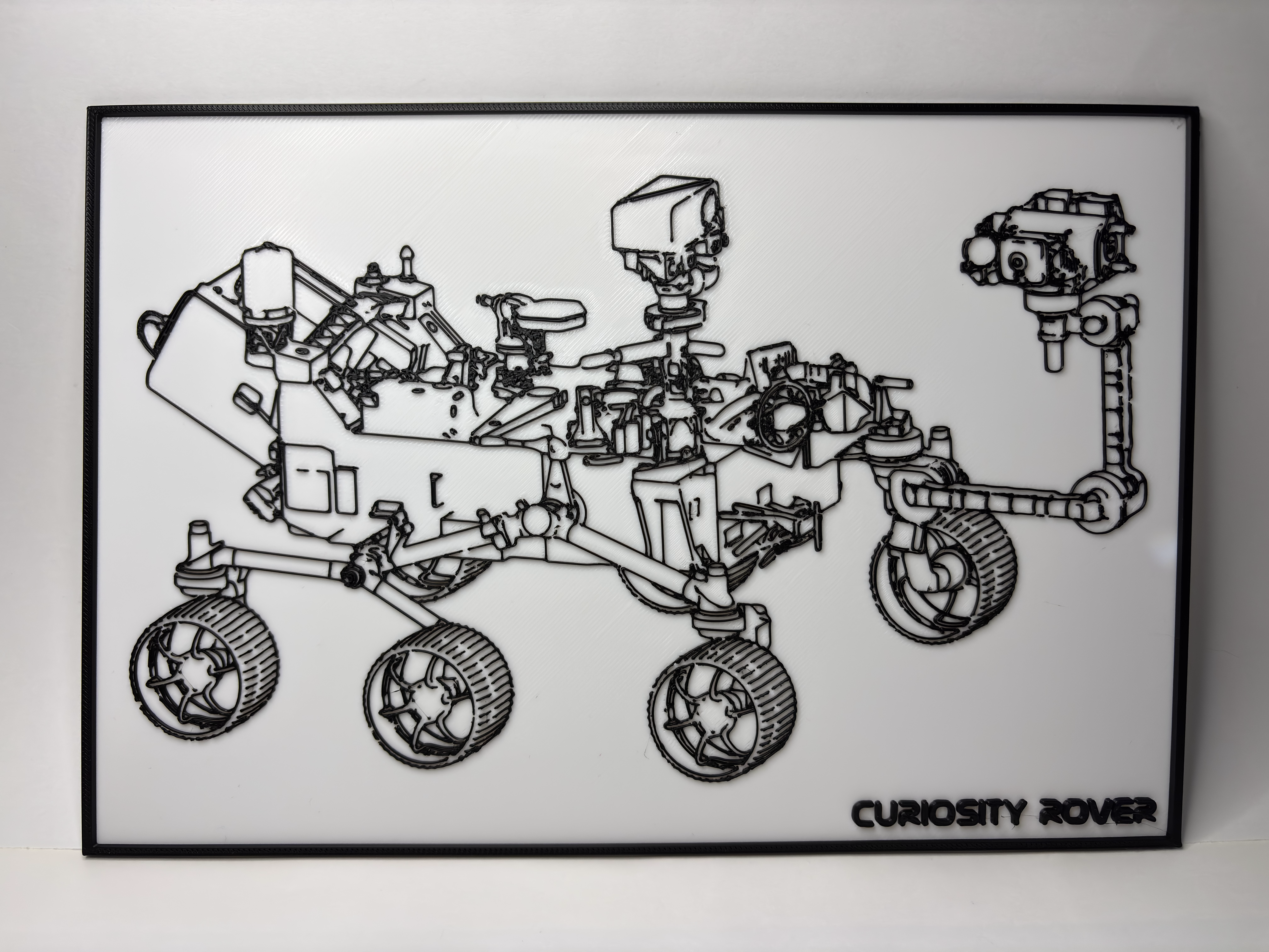 Mars Rover Curiosity - Blueprint - Illustration