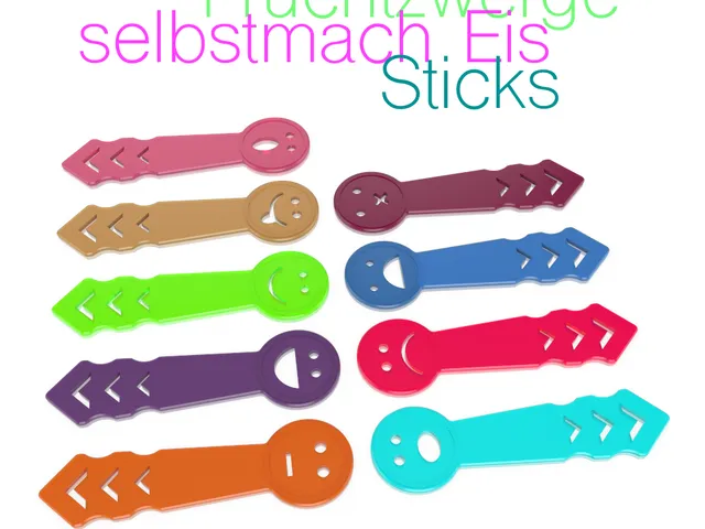 Fruchtzwerge selbstmach Eis - Sticks (Smilies)