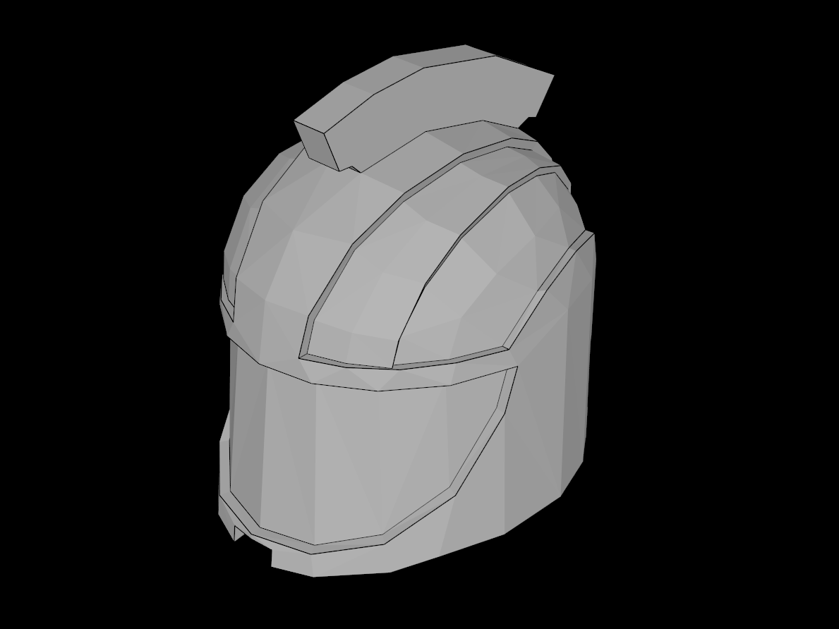 Lego Compatible (64806.dat) Minifig Headgear Helmet SW Senate Commando