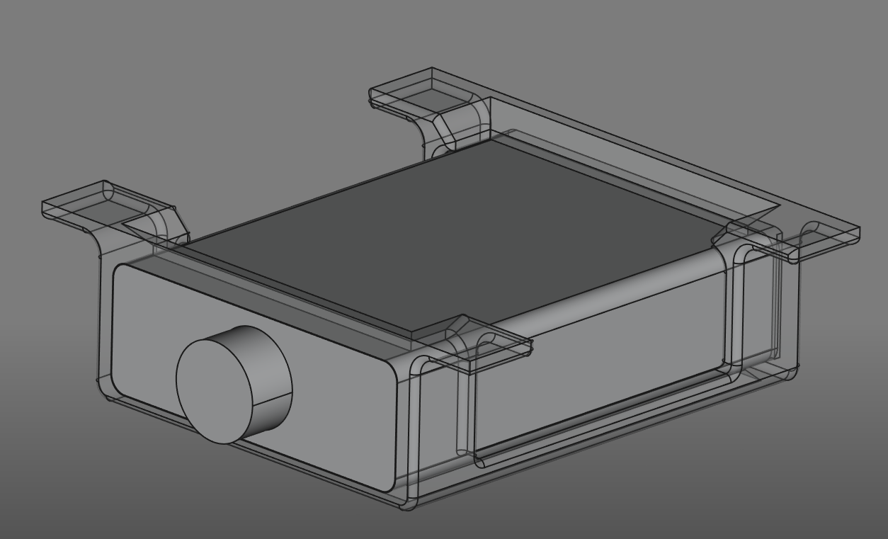 Under desk FOSI V3 amp mount
