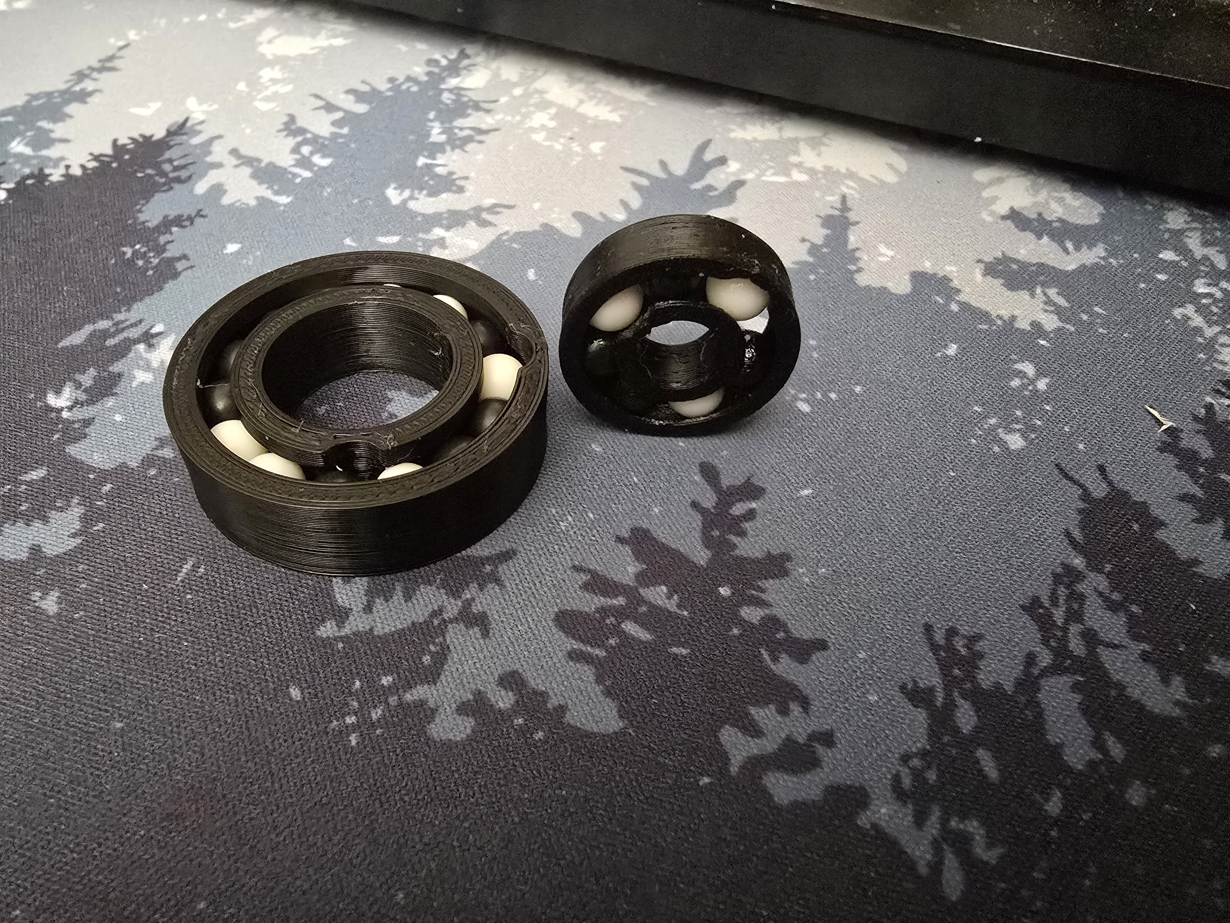 Miniatura 2 do modelo 3D Parametric bearing generator