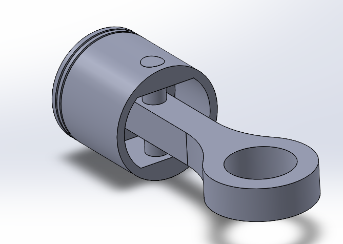 Porte-clé Piston
