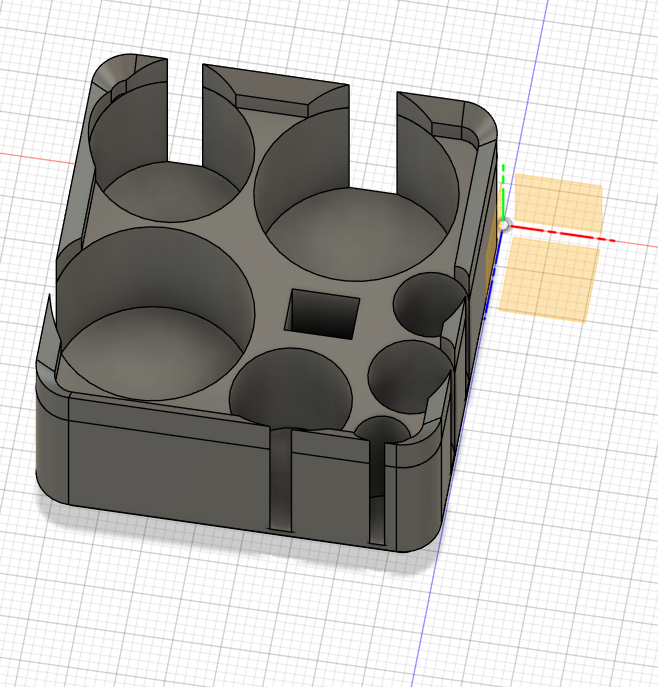 Gridfinity BatteryHolder Lidle