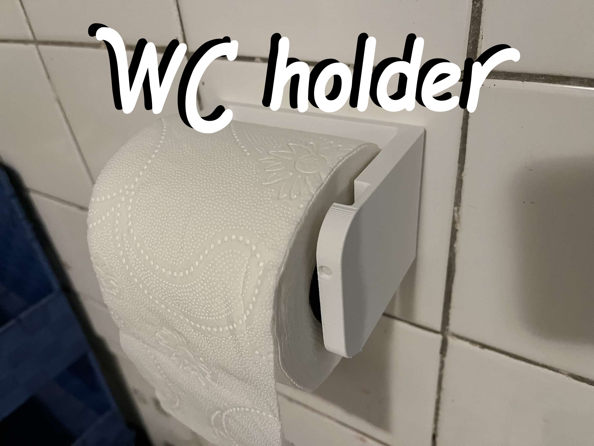 Toilet paper holder, WC
