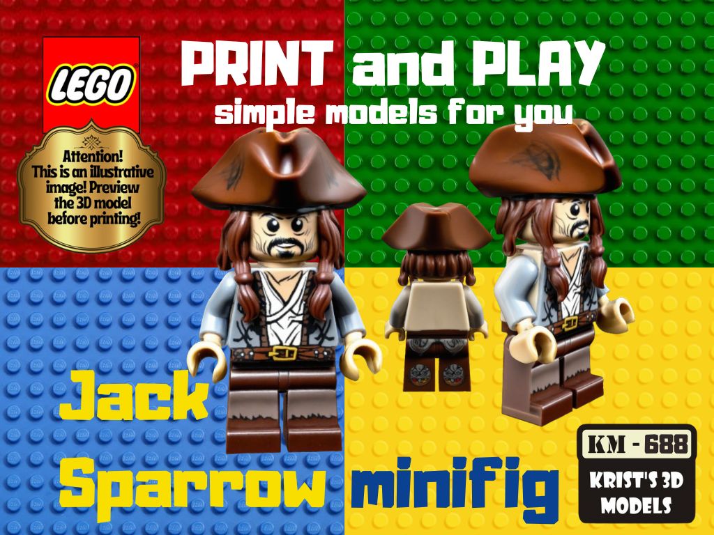 LEGO Jack Sparrow minifig