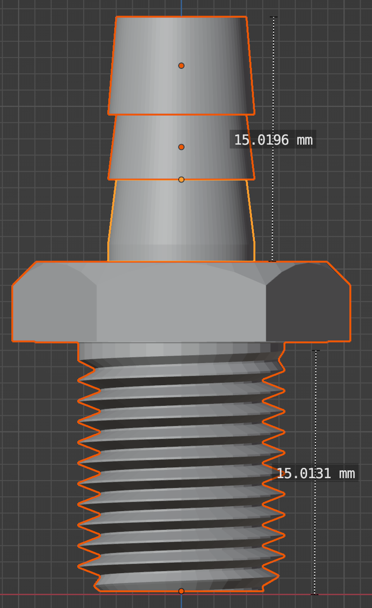G 1/2" BSP Thread Tube Adapter