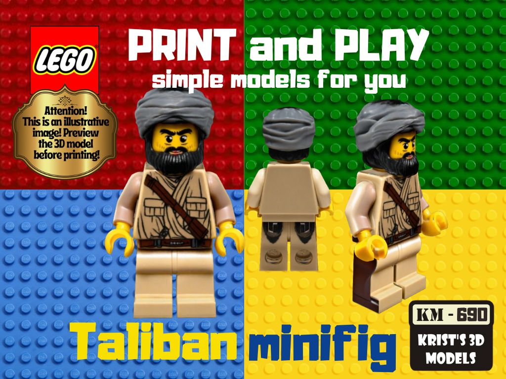 lego taliban fighter minifig