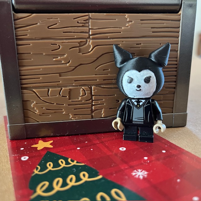Kuromi Lego figure head