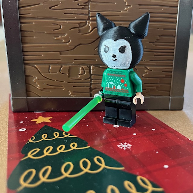 Kuromi Lego figure head — miniatura 2