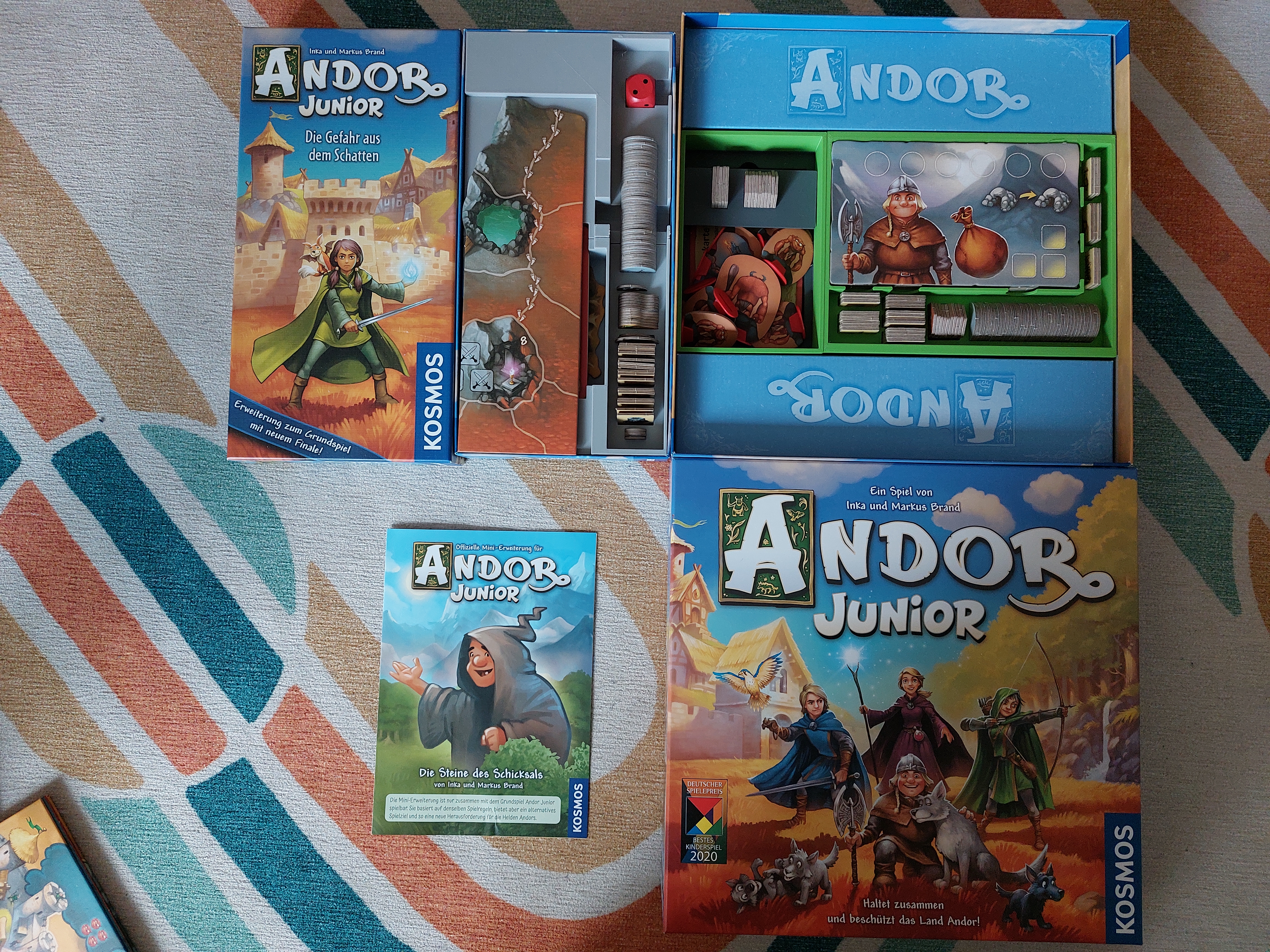 Andor Junior & Add-Ons Game Box Organizer Sorting Box