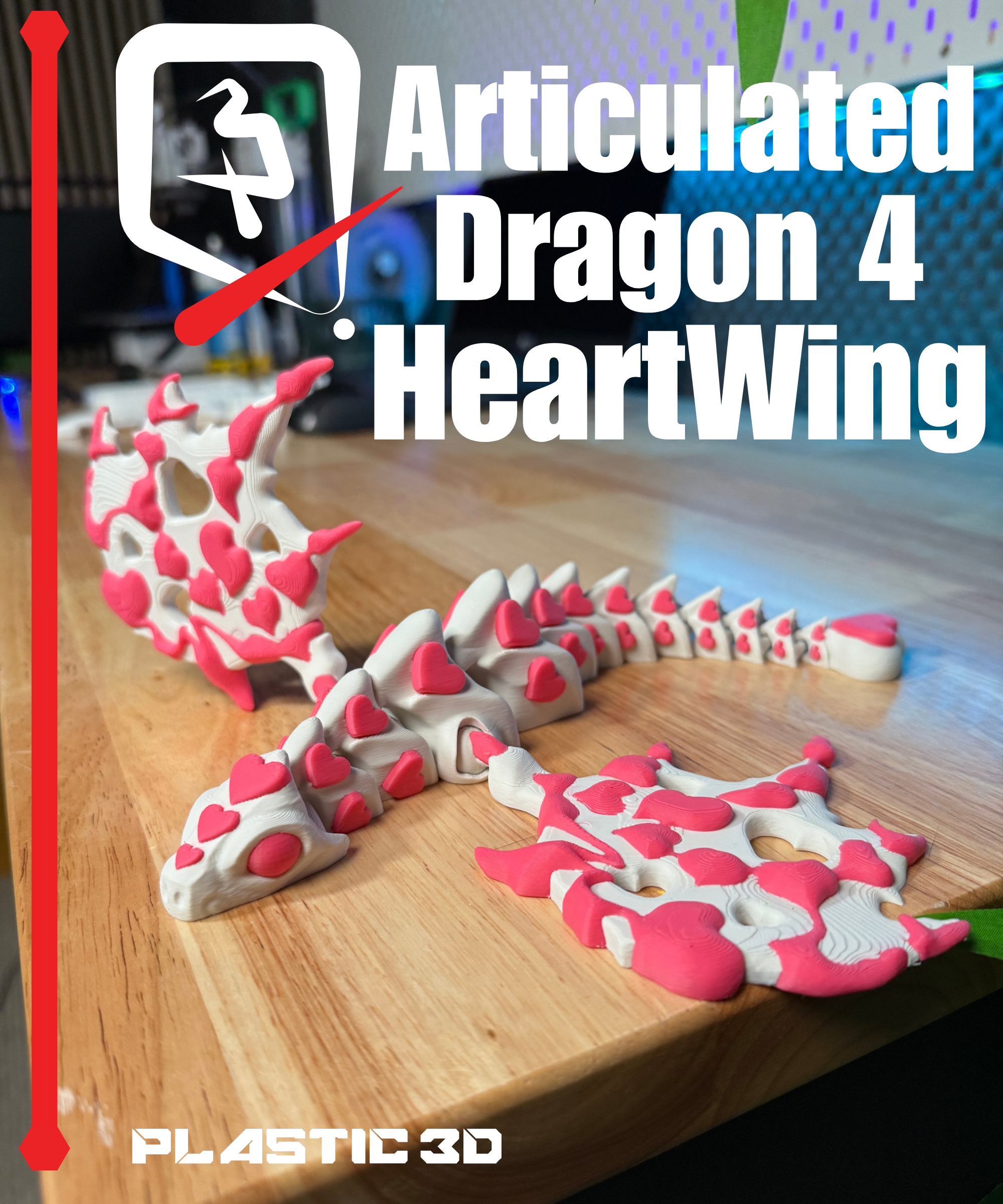 Articulated Dragon 4 – HeartWing