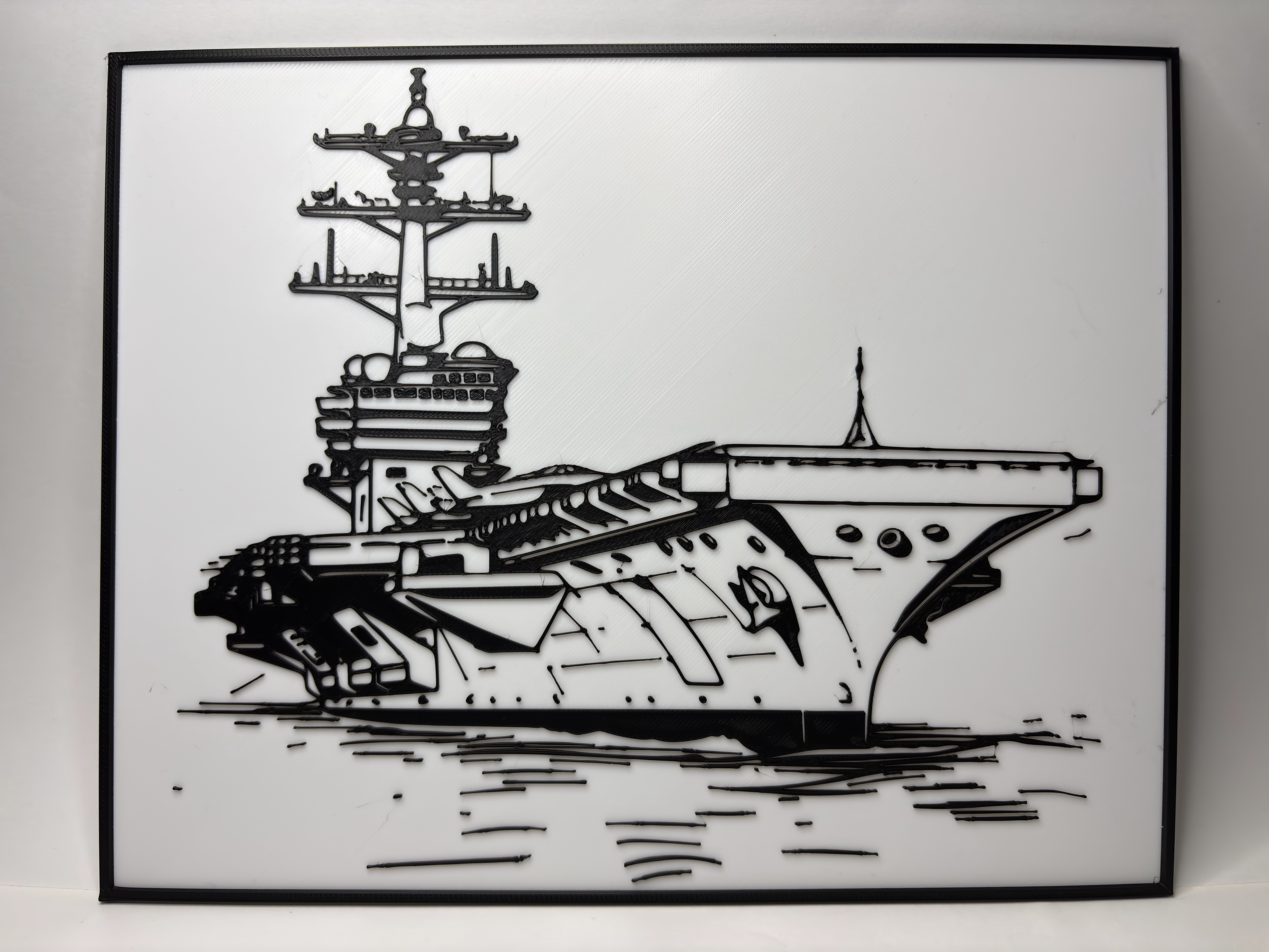 Aircraft Carrier - Illustration - Poster