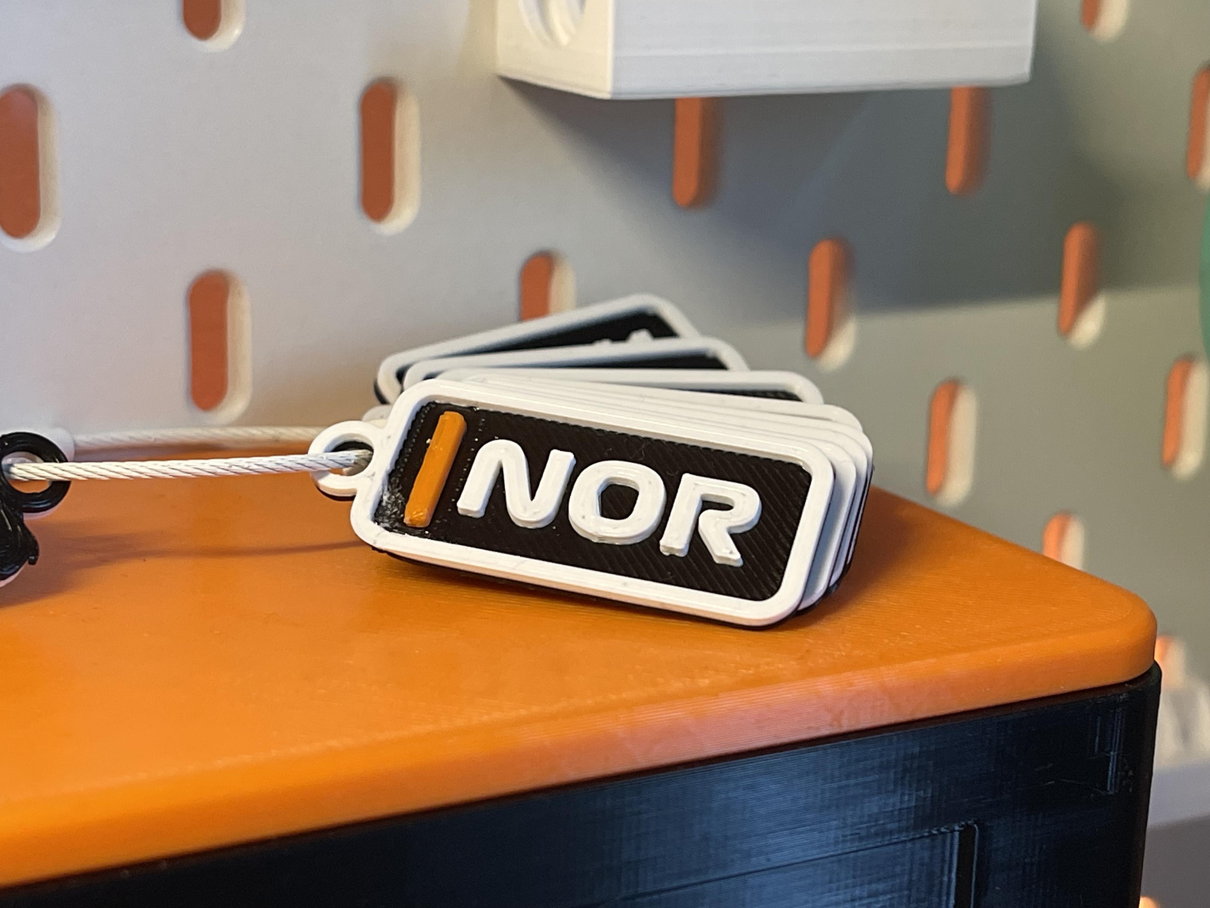 Lando Norris - F1 Driver (McLaren) Leaderboard Keychain - Season 2025