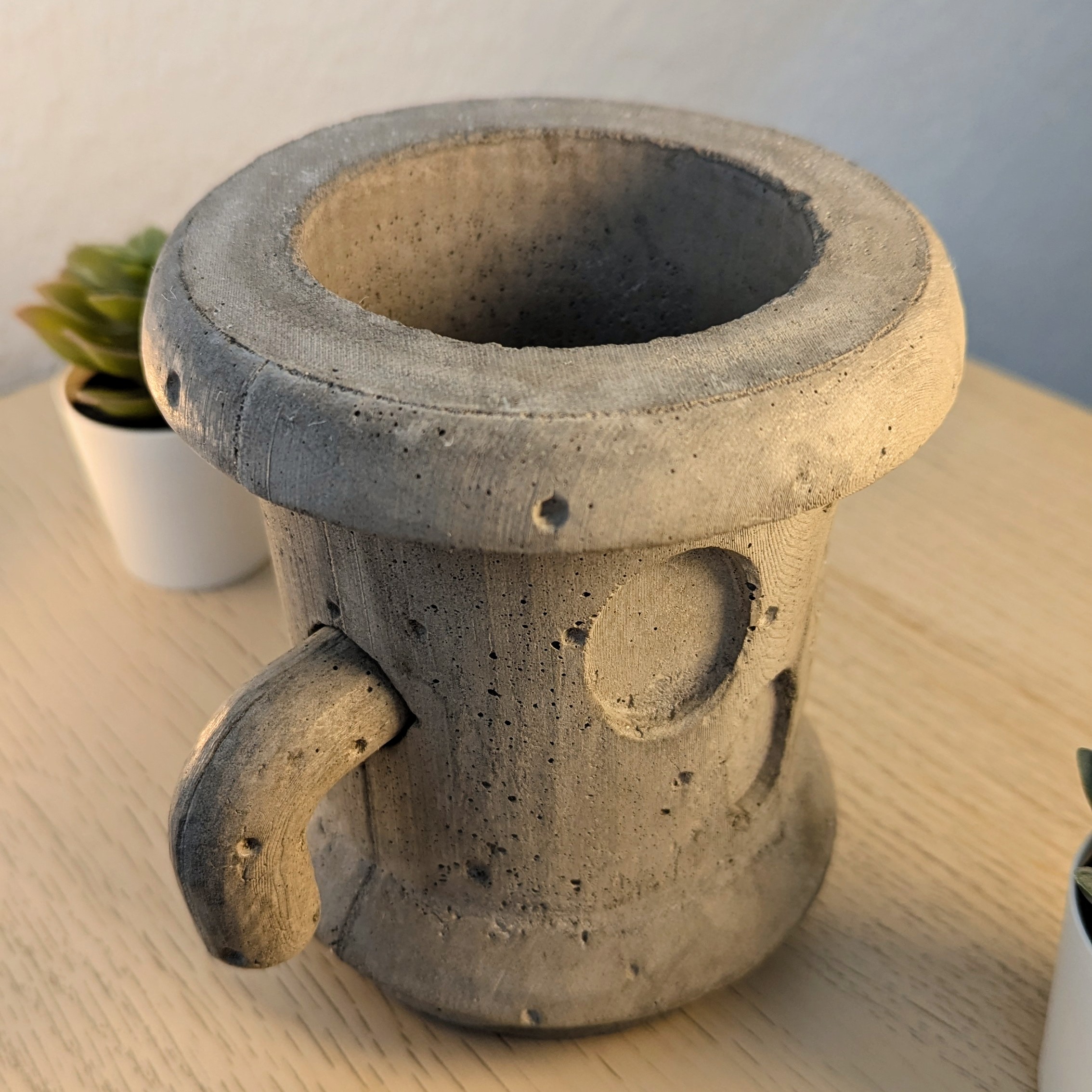 Gyroid Plant Pot - Concrete Molds — thumbnail 5