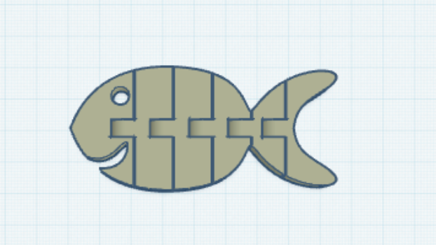 Articulated fish