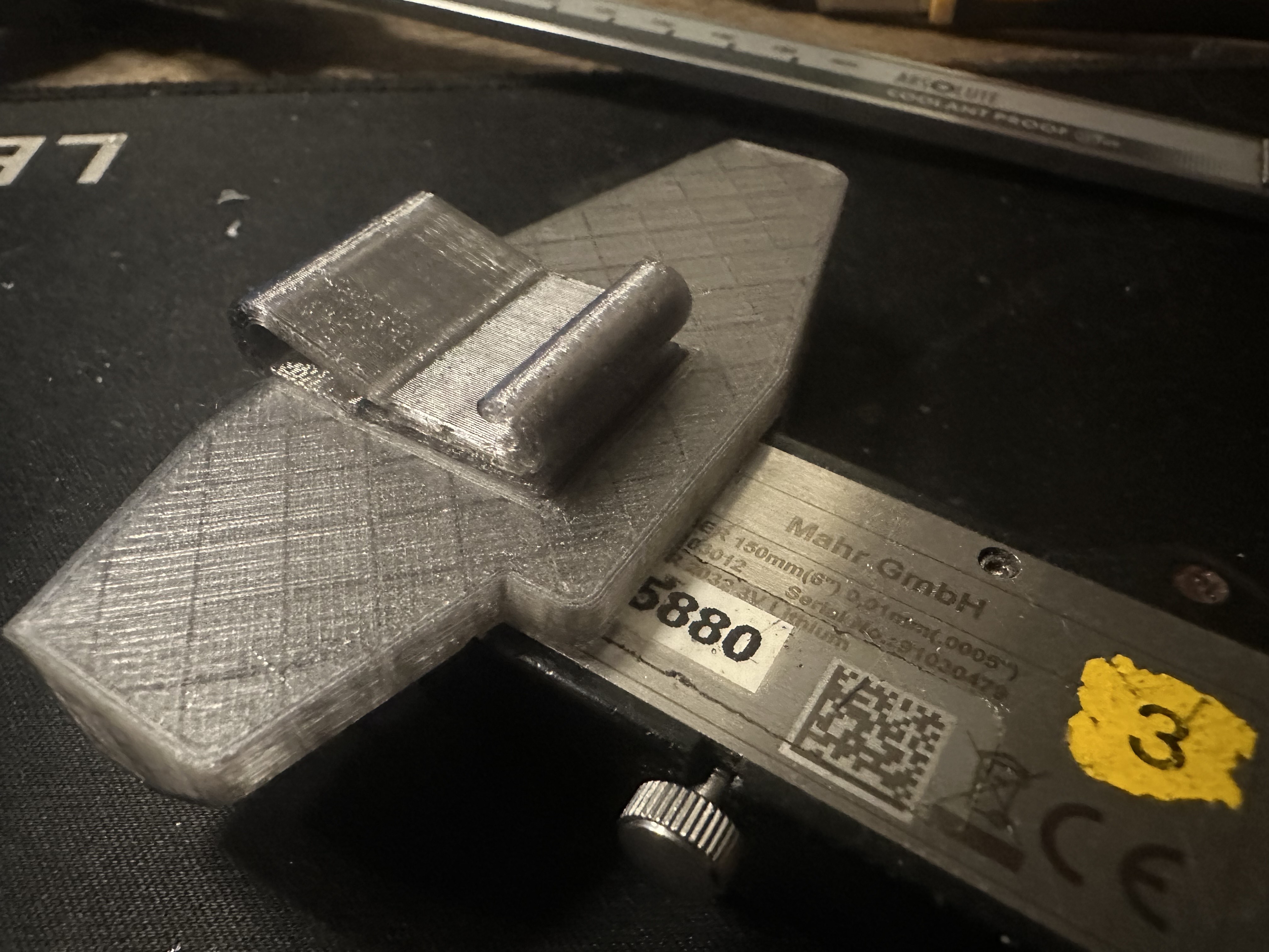 Caliper Holder Belt clip (for clipping onto belts and other straps)