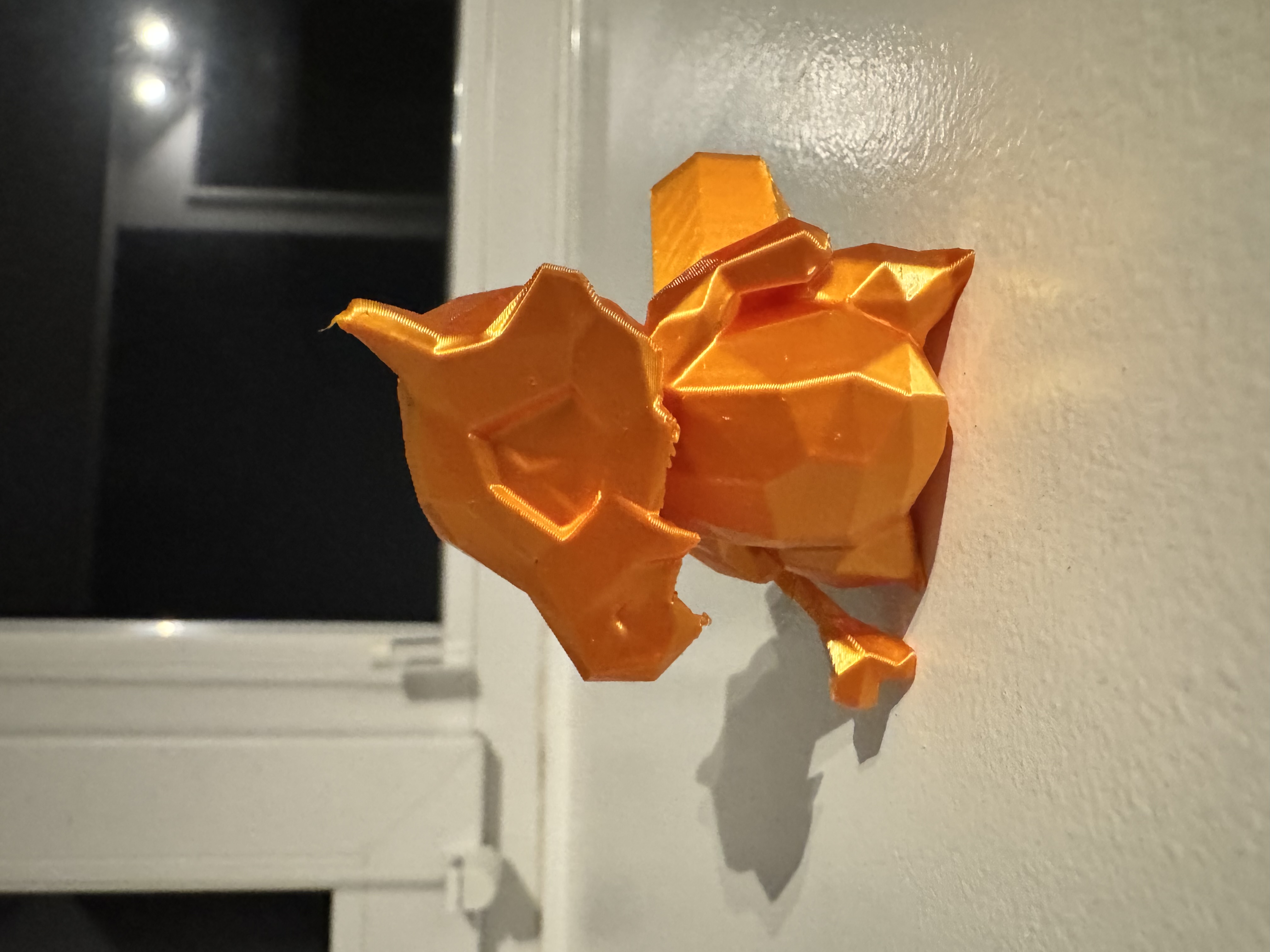 Low poly Squirtle and Cubone doorknob