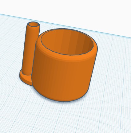 Flowerpot with a water refill (Test model)