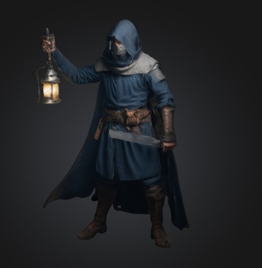 Assassin's figure.