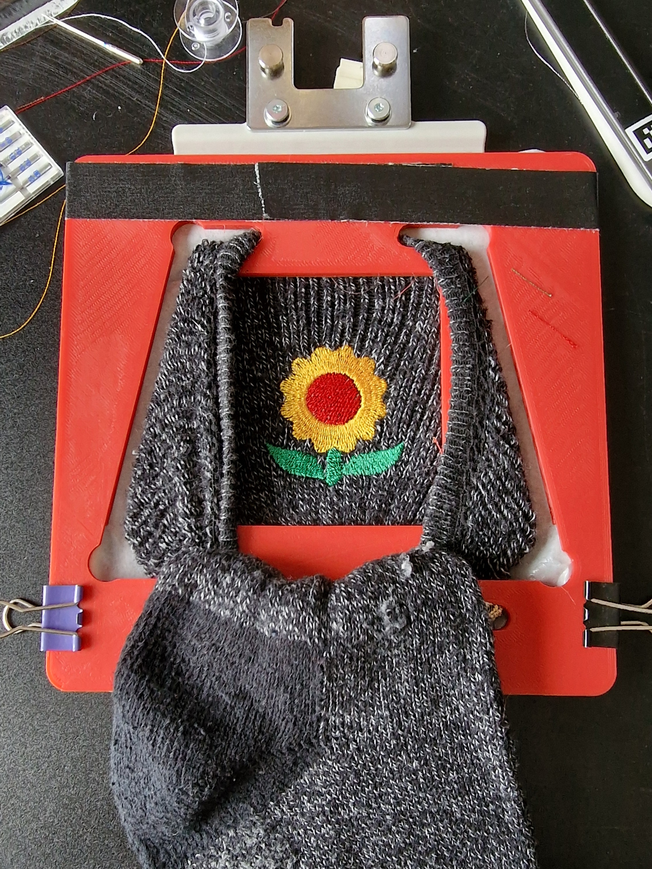 Sock Embroidery Frame for the Brother Skitch PP1