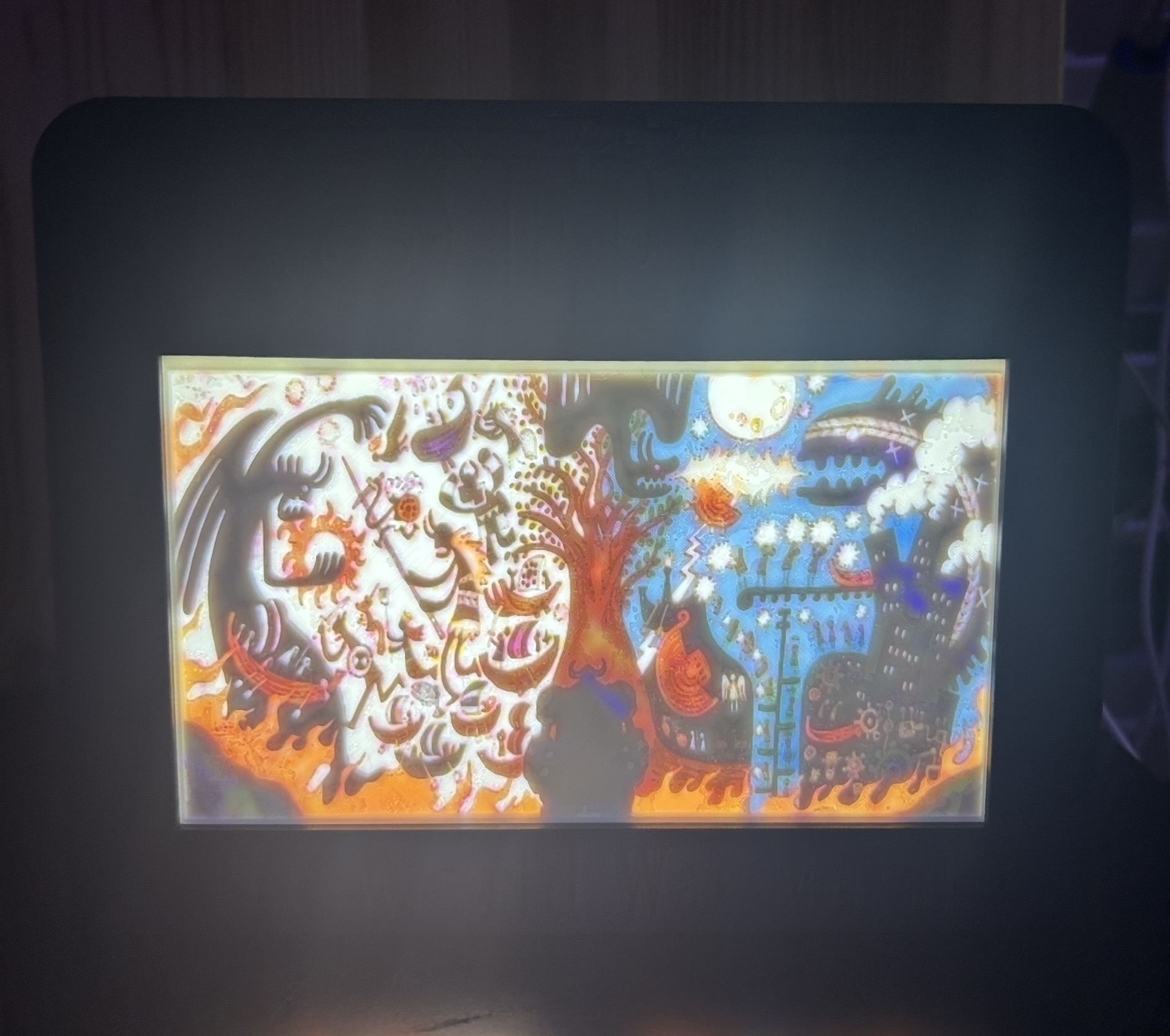 LightBox One Piece Fresco of the Tree of Adam