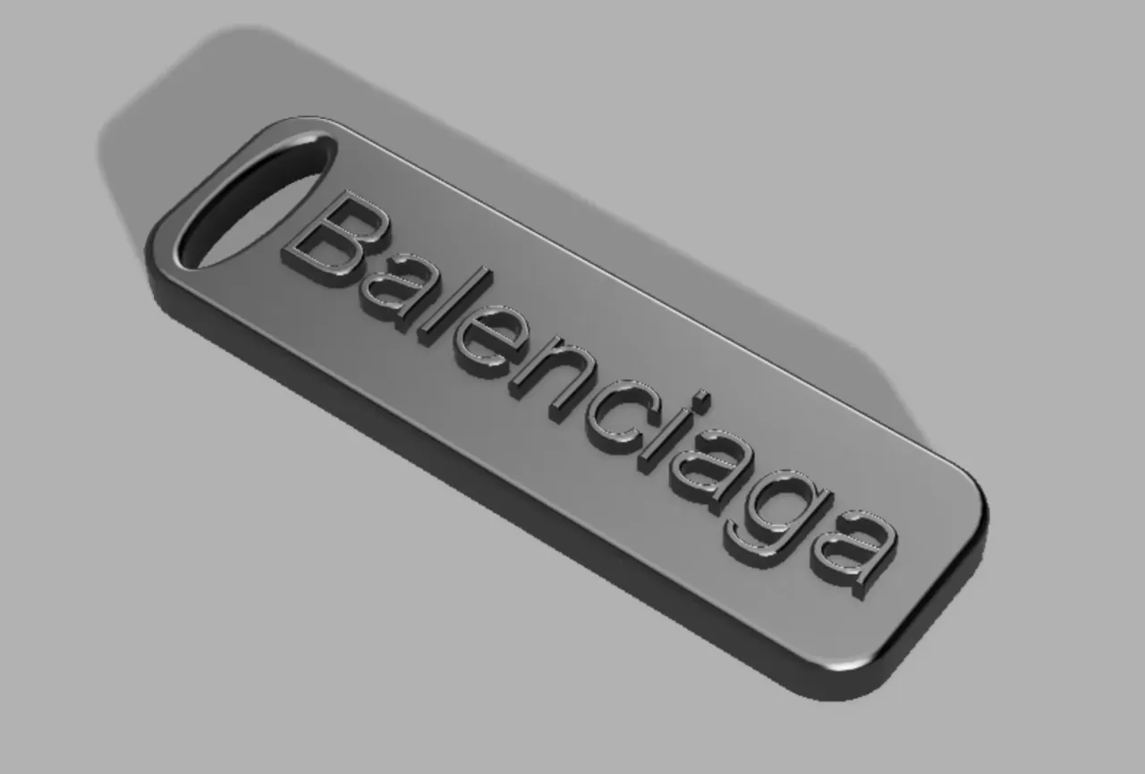 Balenciaga keychain by Bc. Ákos | Download free STL model