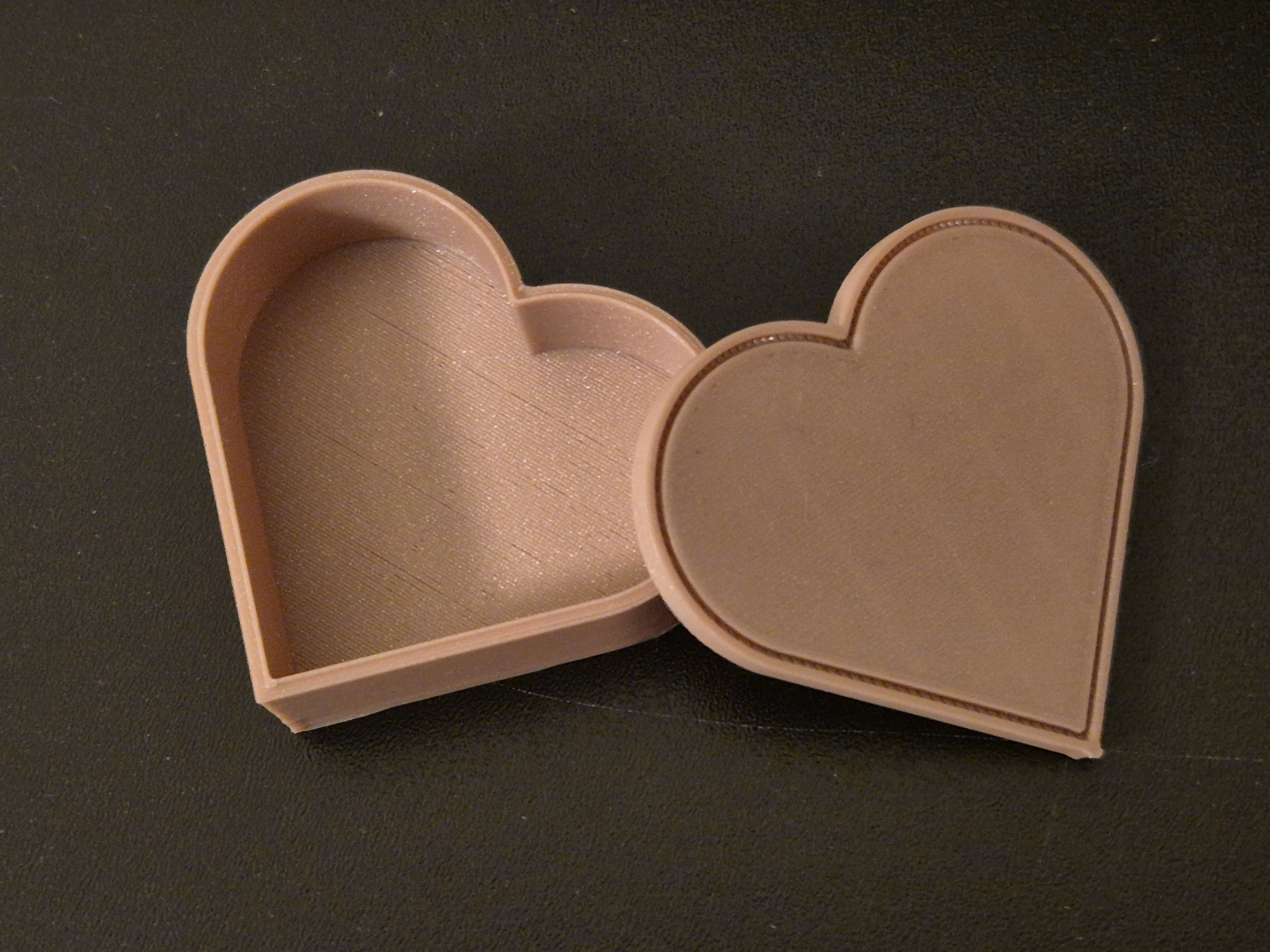 Miniatura 5 do modelo 3D Lego Heart Box Stackable