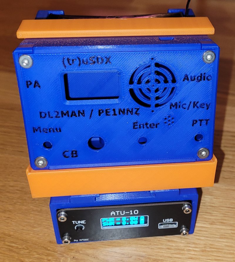 Again another kit to keep the (tr)uSDX with ATU-10