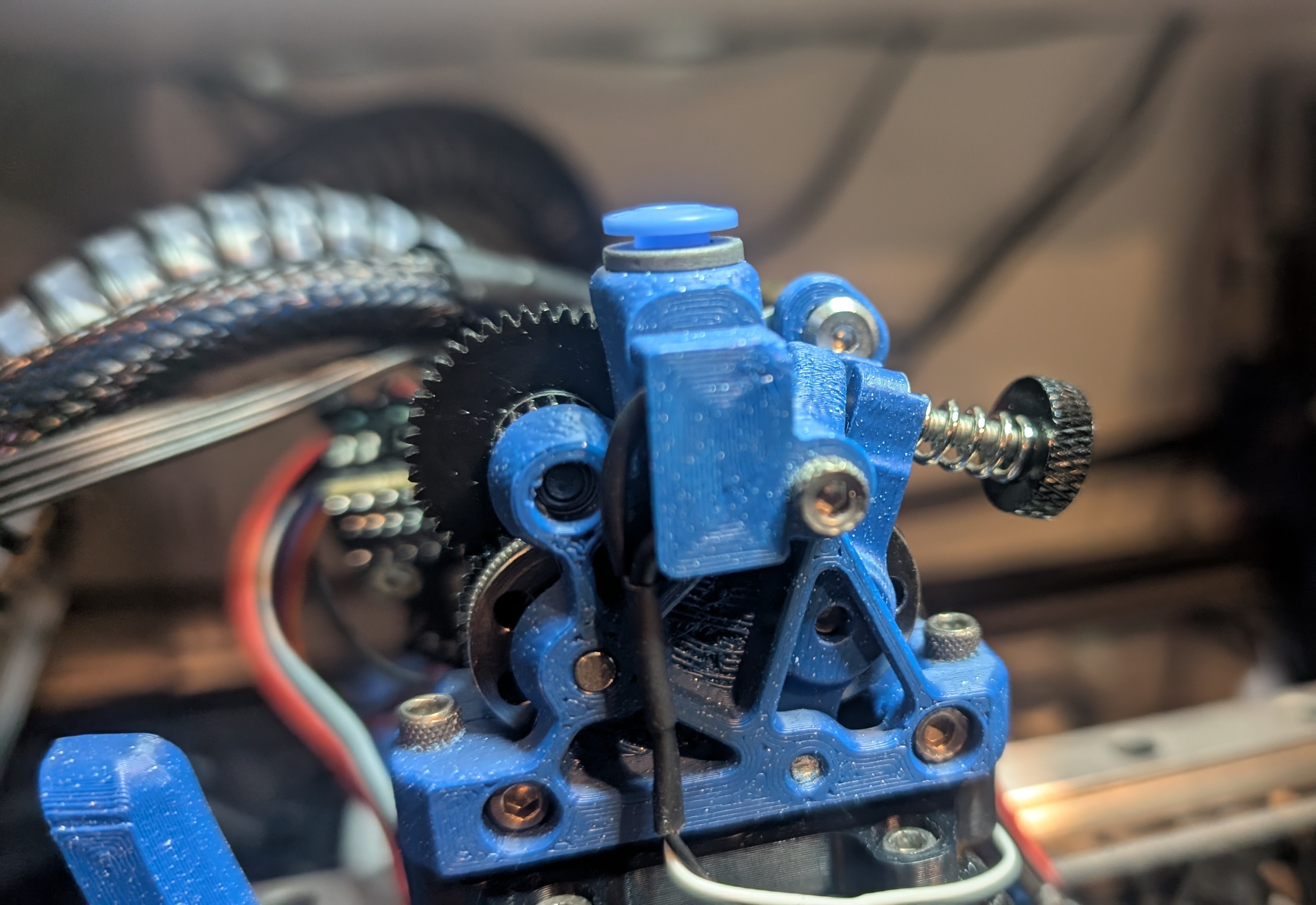 ProtoXtruder 2.0 with filament sensor 3D model thumbnail