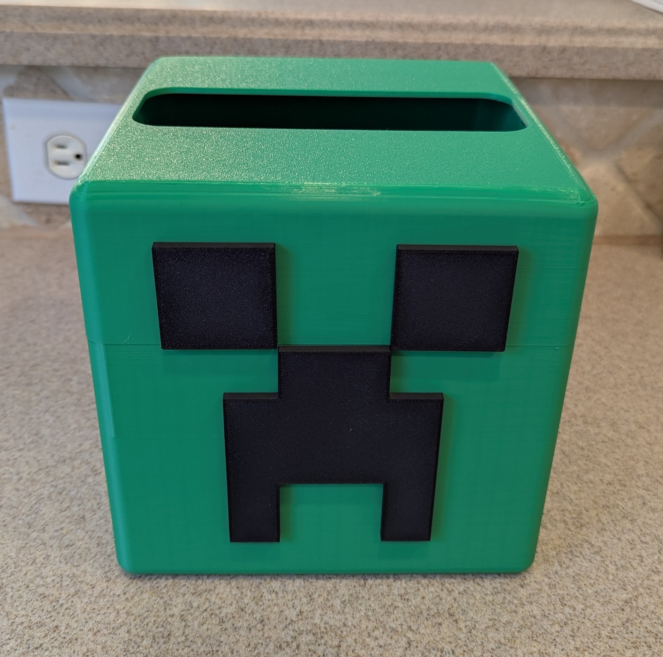 Minecraft Creeper Valentines Box