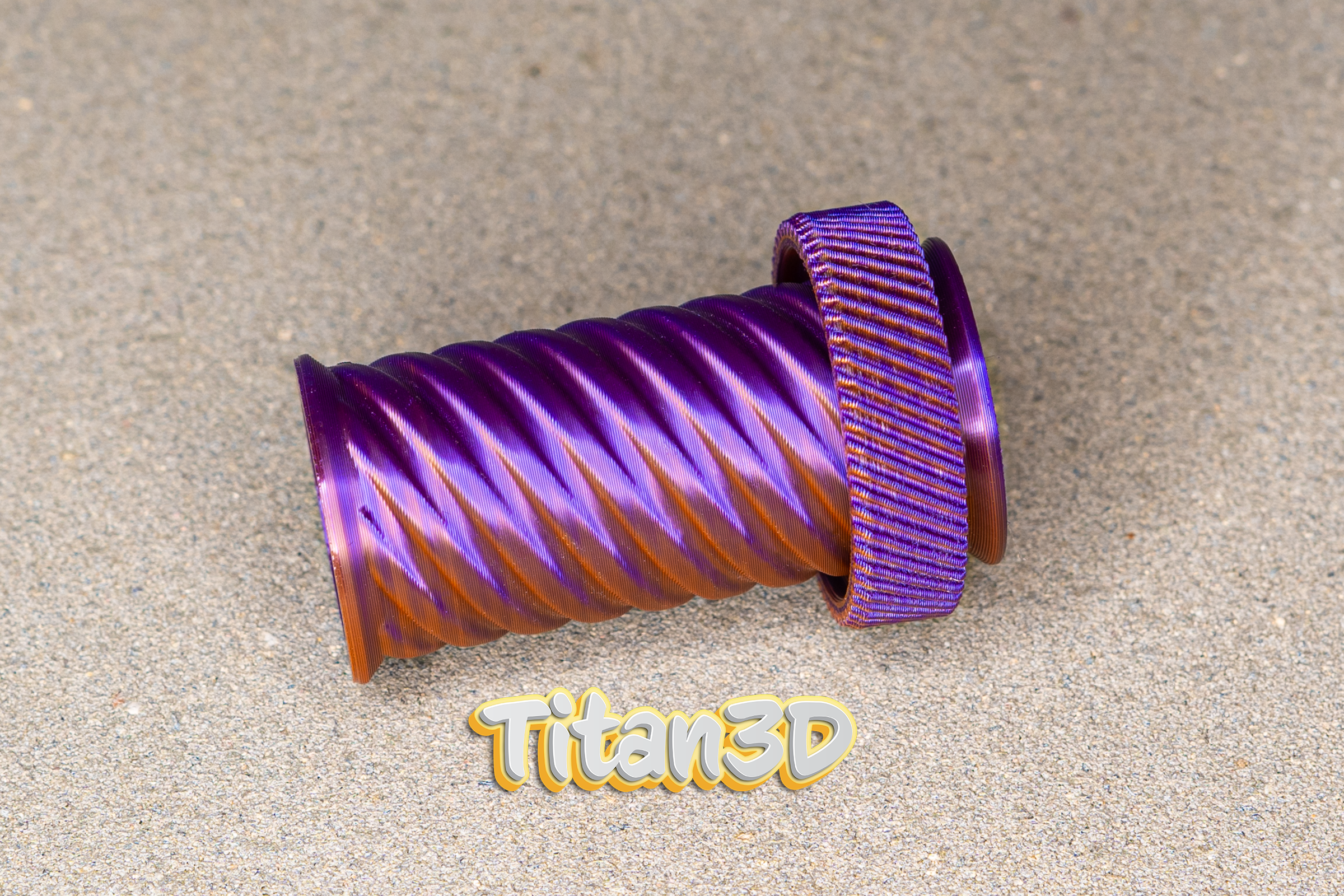 Miniatura 2 do modelo 3D Fidget Screw