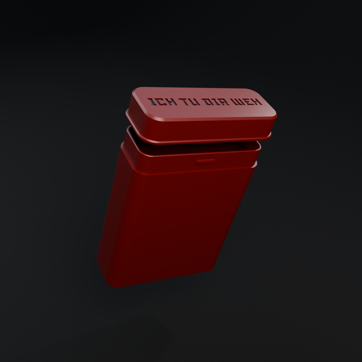 Rammstein band-aid container