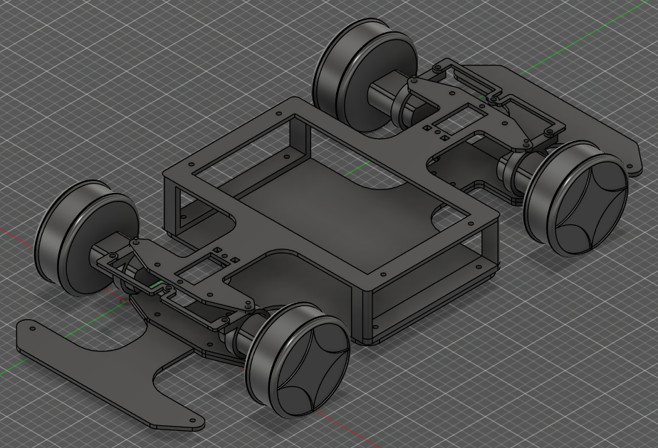 180deg turning robot car
