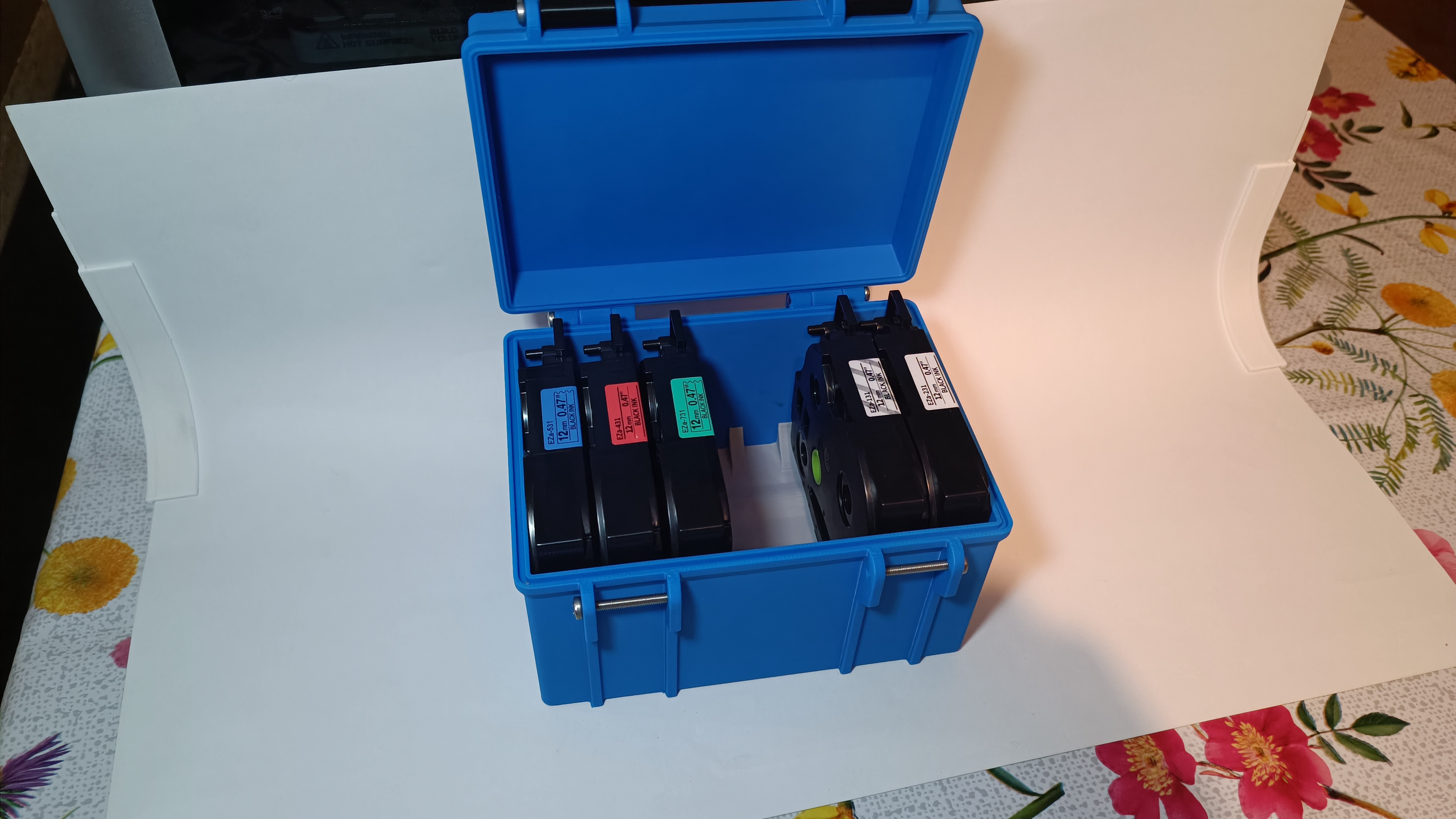 Brother TZe Tape Cartridge Box 3D model thumbnail
