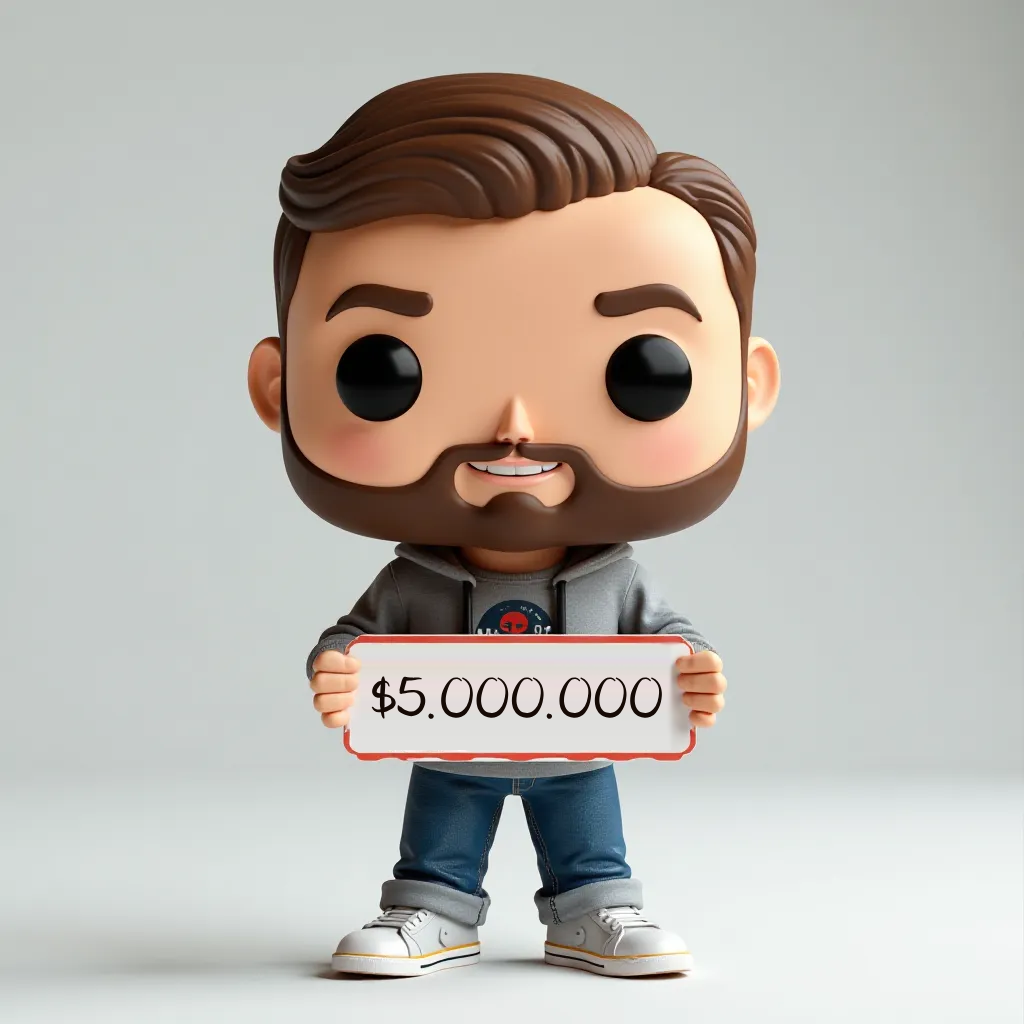 MrBeast Funko Pop-style  –Jimmy Donaldson - The YouTube Legende