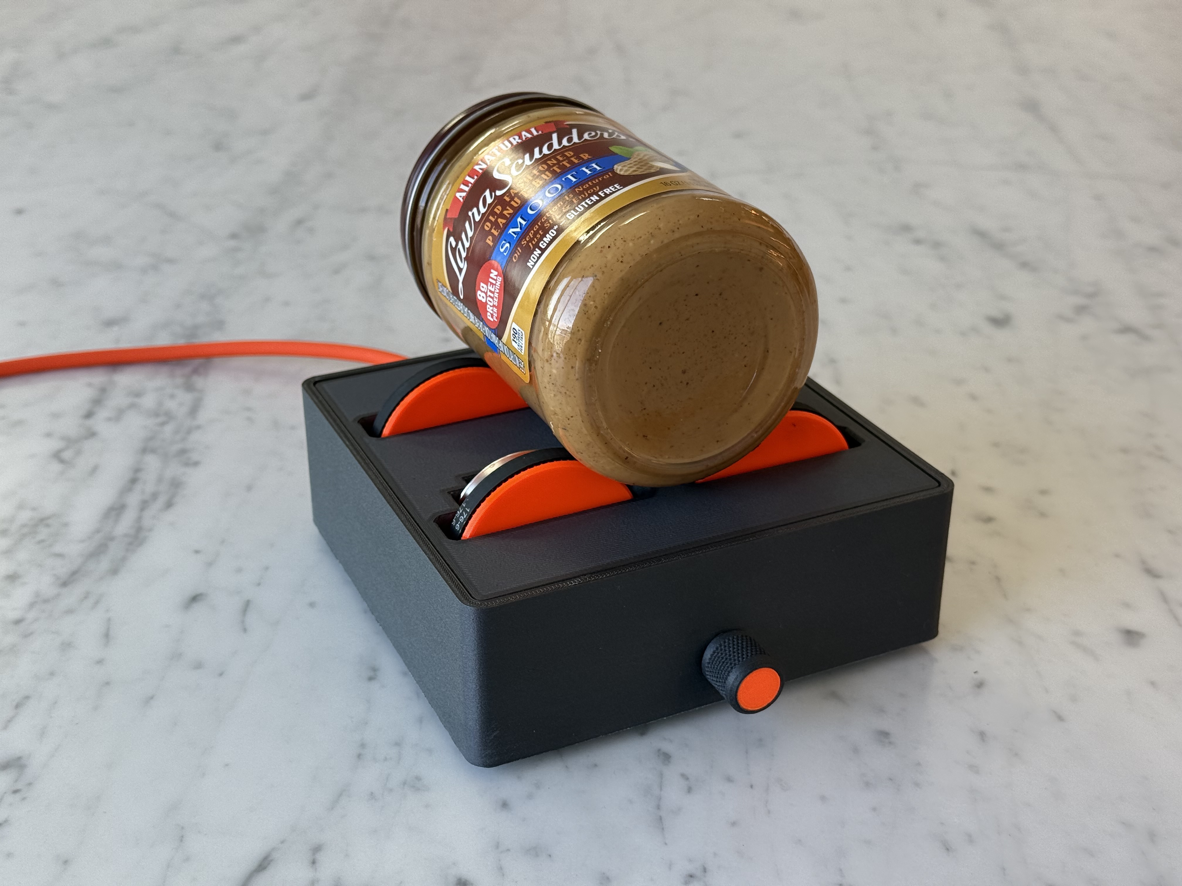 Peanut Butter Jar Roller Mixer