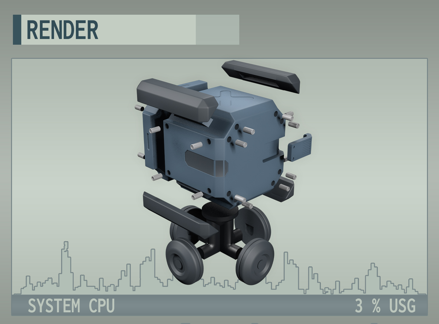 Starfield Security robot (Supportless) — miniatura 5