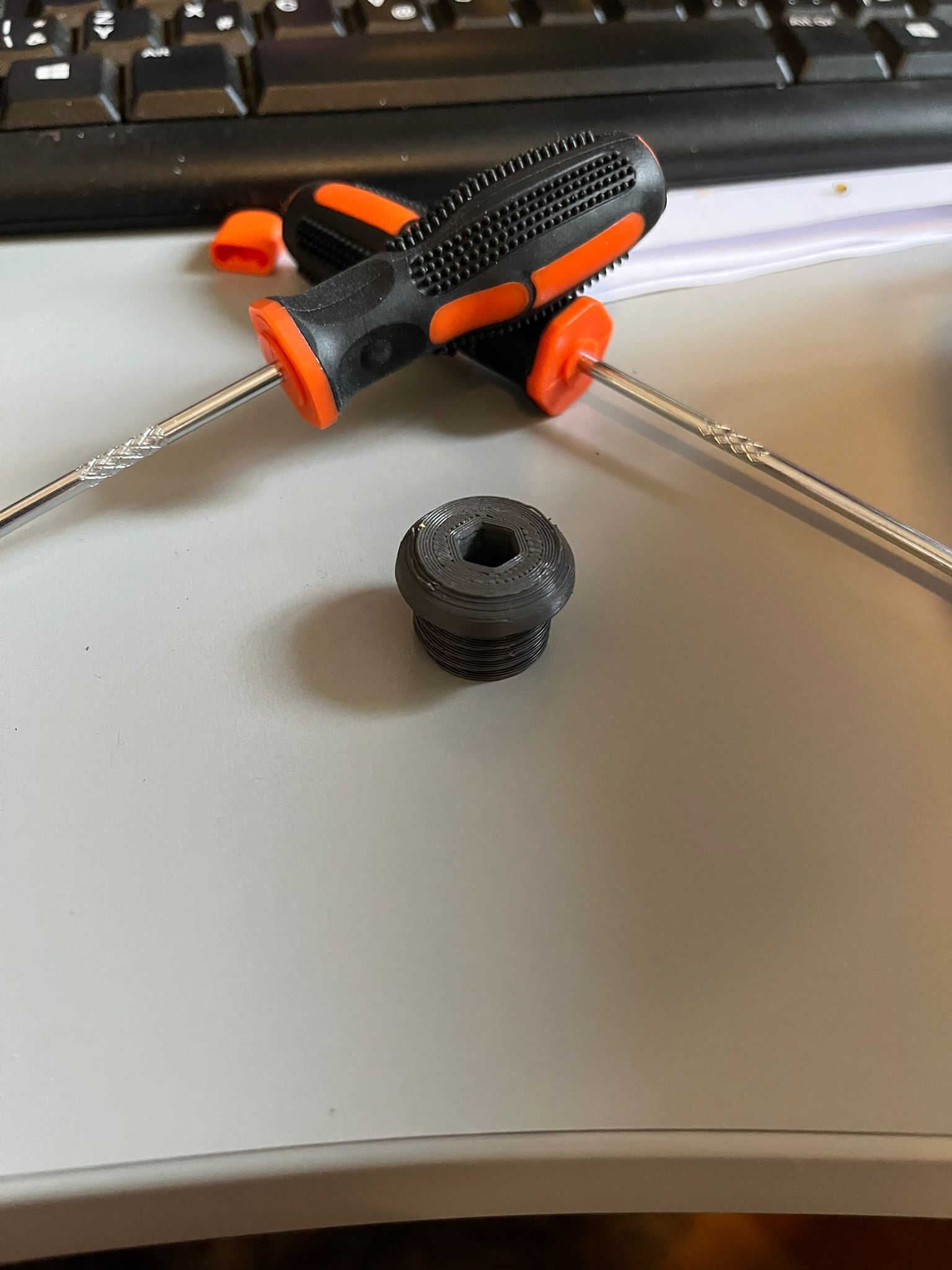 Westfalia removable tow hitch top nut